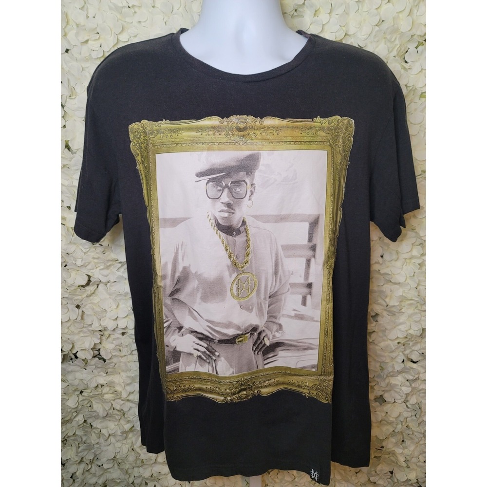 Michael Cherry Nino Black Tshirt, XL, Black, Graphic Print , Styled Up‎